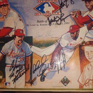 Autographed Cardinals memorabilia no